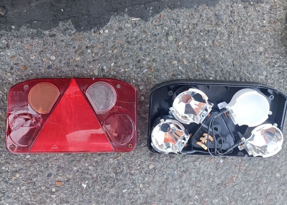 Lampă triplă stop la remorca, bluza baby