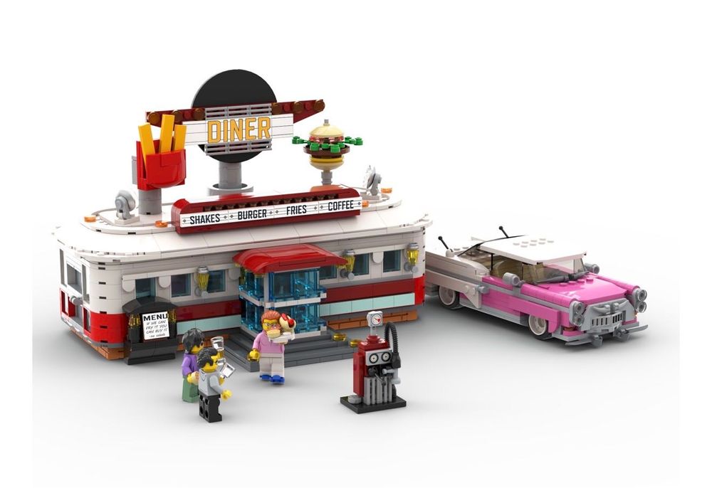 Lego 910011 1950's Diner закусвалня от 50-те