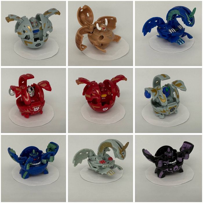 Бакуганы разных видов