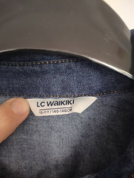 Ризи рипс, дънкова, с къс ръкав 10-11 години