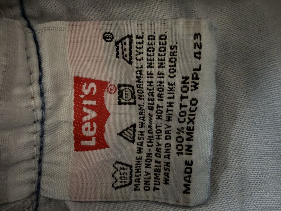 Blugi LEVIS 501 Albastru 2000 Barbati | Marime 36 x 30 (Talie 92 cm)