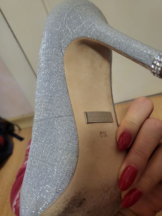 Обувки на ток Badgley Mischka подходящи за сватбени