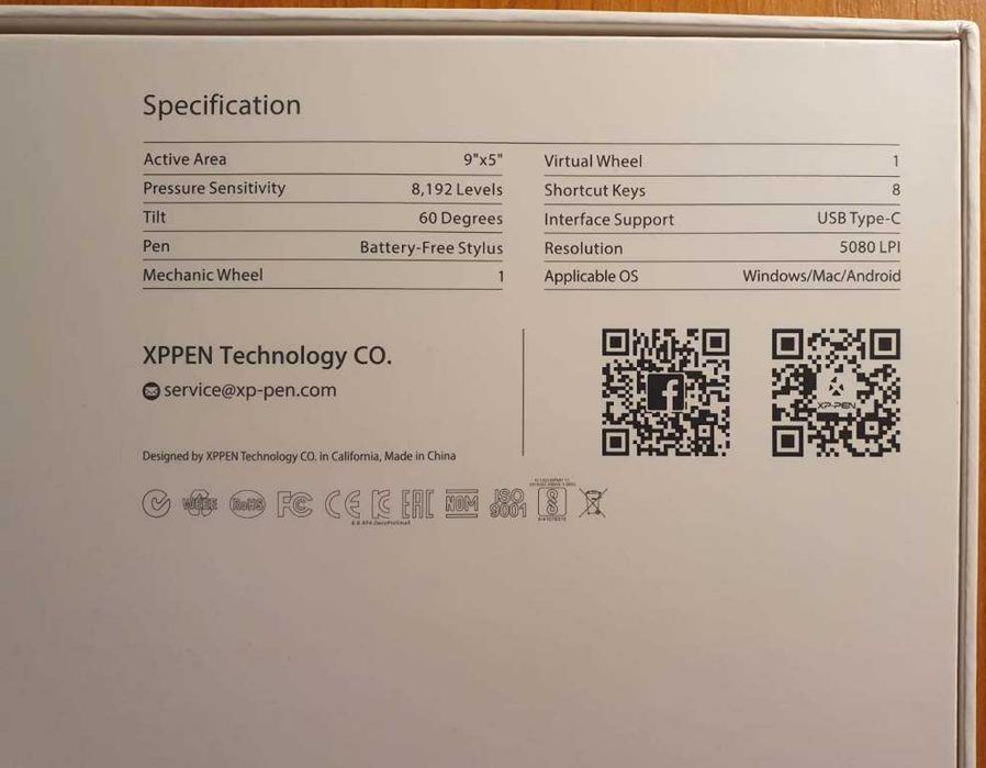 Tableta grafica XP-PEN Deco PRO S 9x5", TILT, OTG + Android