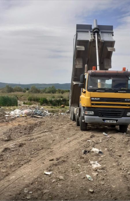 Inchiriere camion basculabil 8x4 -18m3 Nisip, Pietris,Pamant