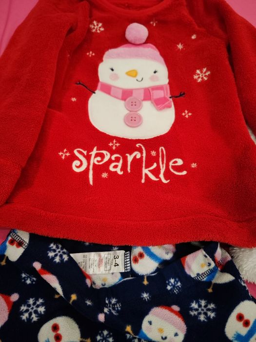 Топли пижами George за момиченце ,размер до 110 см