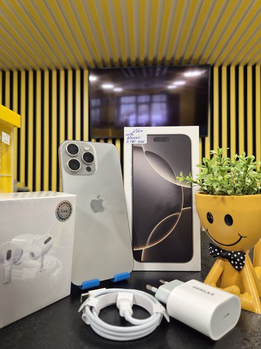 Iphone 16Pro max, 256гб,100%,Kaspi0-0-24