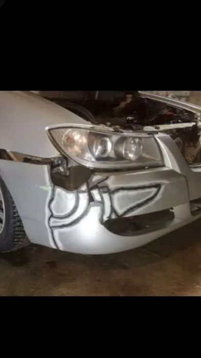 ремонт бамперов.