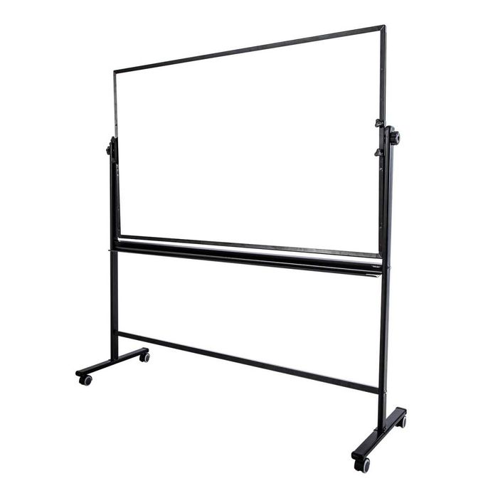 Доска белая Deli 7883 двухсторонняя с подставкой 90*150см