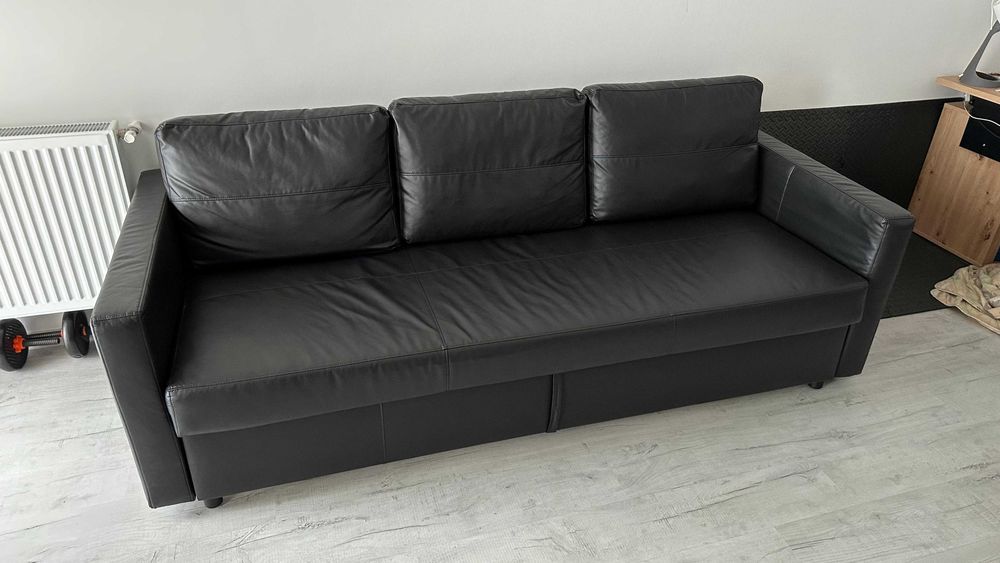 Canapea extensibilă 3locuri, Bomstad negru IKEA FRIHETEN