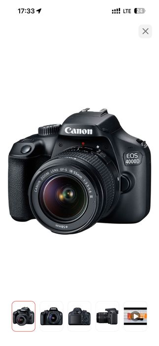 СРОЧНЫЙ ТОРГ камера Canon EOS 4000D