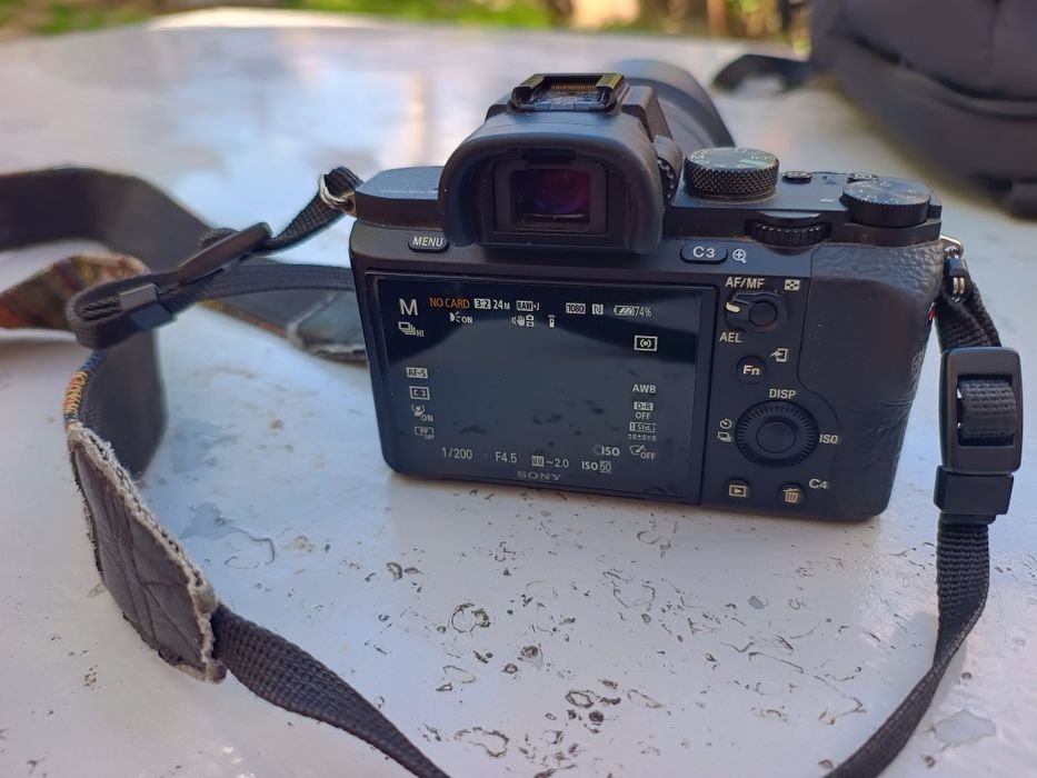 Sony a7 ii  și obiectiv că nou