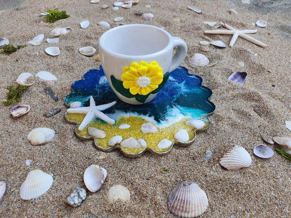 Поднос за сладки от епоксидна смола