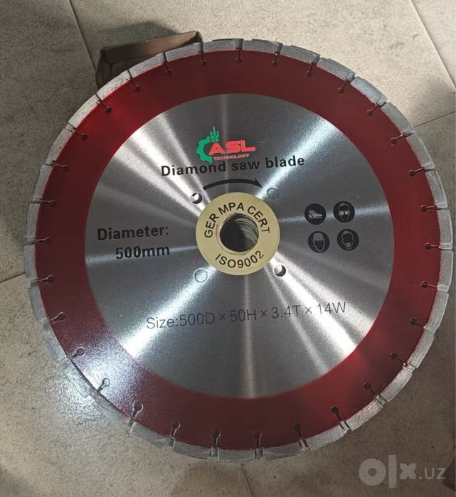 Olmosli disk | Beton va asfalt kesish uchun