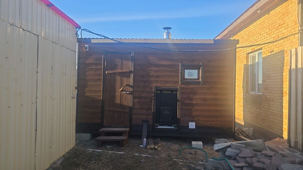 Каркасная баня 4×2.35м