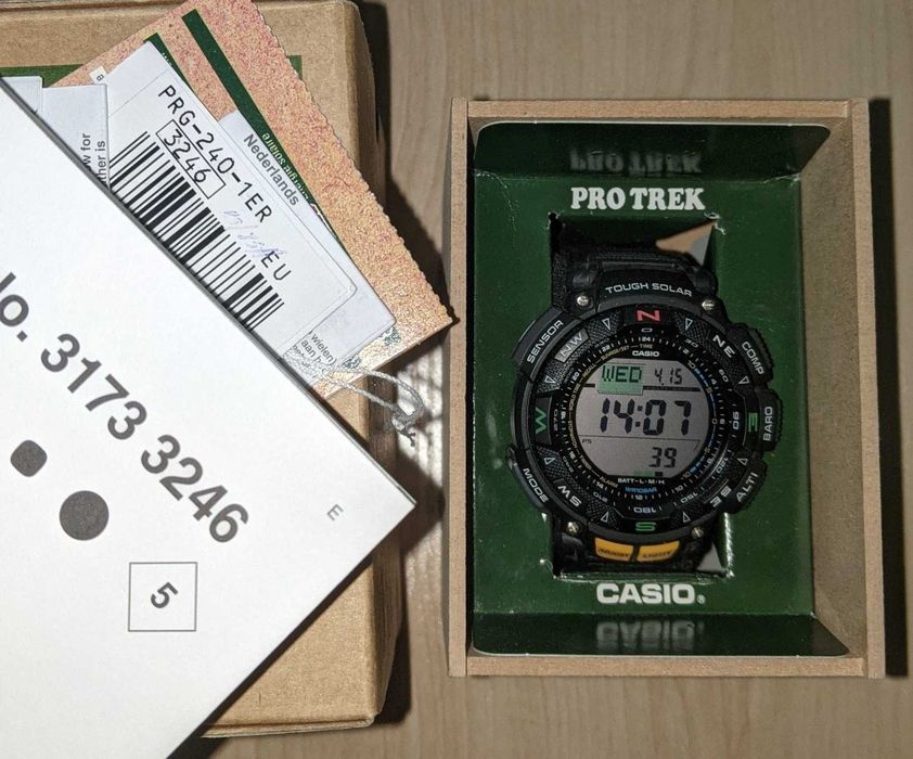 Casio Pro Trek шагомер блютус PRT-B50-1ER и.