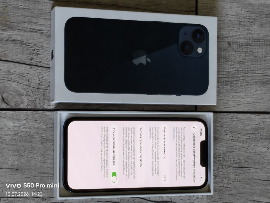 iPhone 13 128 gb ёмкость 87