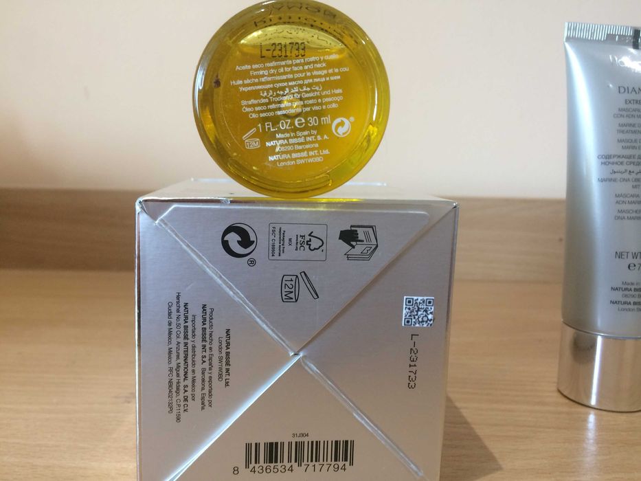 Natura Bissé Diamond  Diamond Extreme Ericson маска и пачове за моментален лифтинг