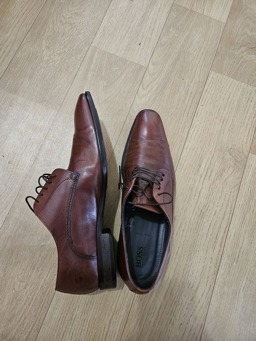 Мъжки кожени обувки Boss размер 41