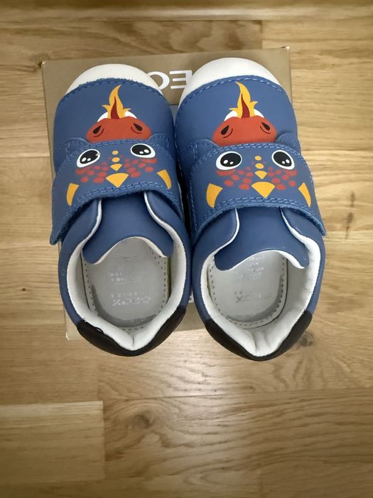 Pantofi copii baieti din piele Geox