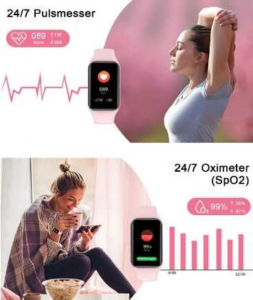 Смарт часовник IOWODO, монитор на здраве, фитнес тракер