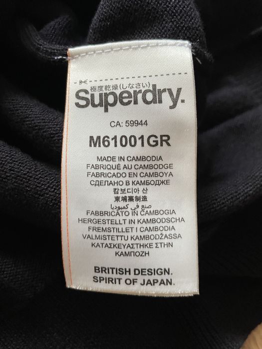 Superdry Black Pullover M