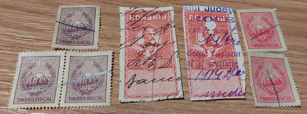Timbre Fiscale  vechi
