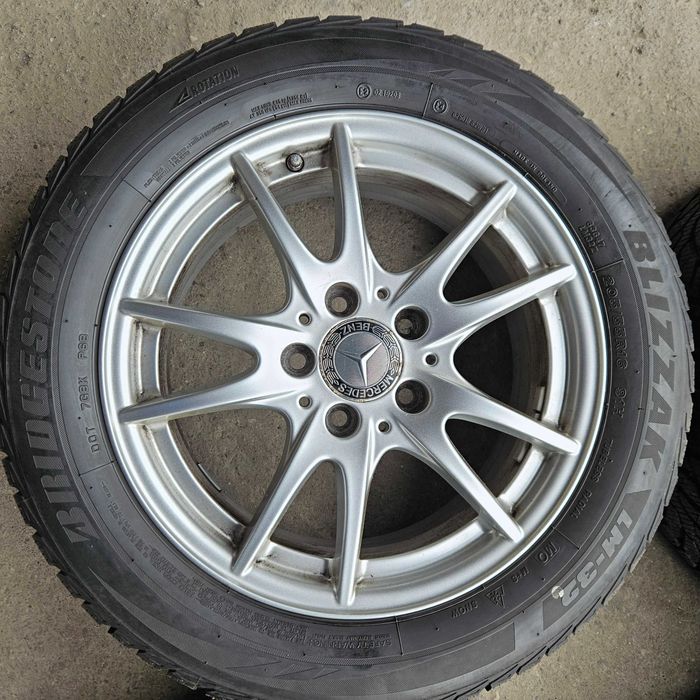 Roti/Jante/Jenti originale Mercedes Clasa A B C CLA | Bridgestone 205/55 R16