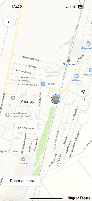 Участок в городе Алатау 8 соток