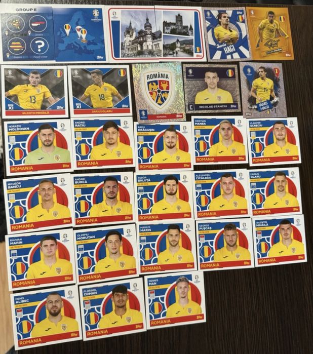 Stickere Topps Euro 2024 set complet