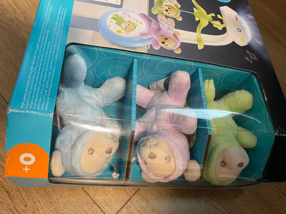 Музикална въртележка за легло Fisher Price, мечета-пеперуди