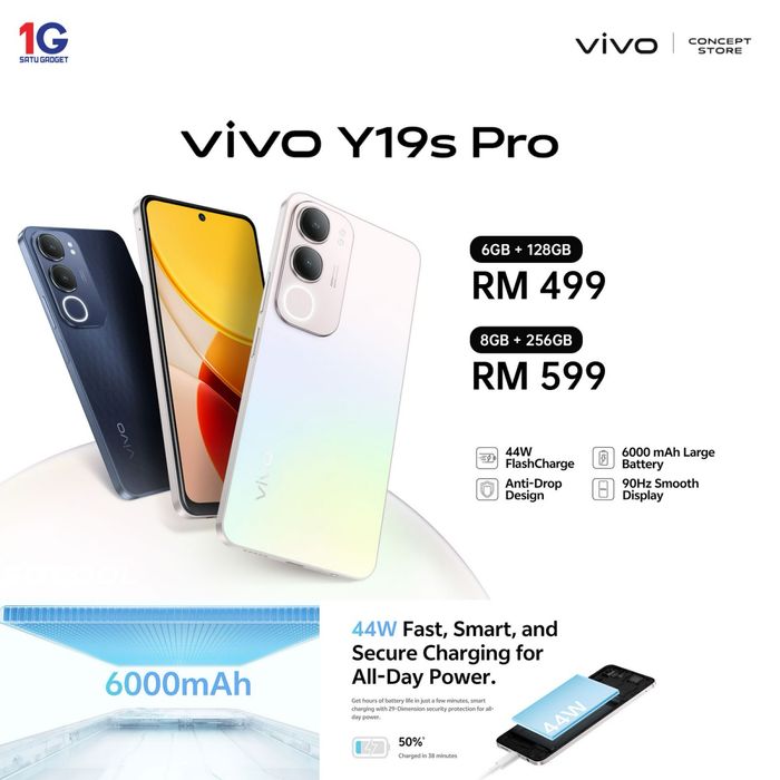 Vivo Y19s pro 256gb