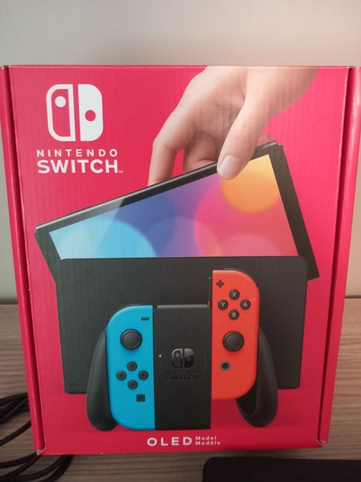 Nintendo led 64gb neon red/blue