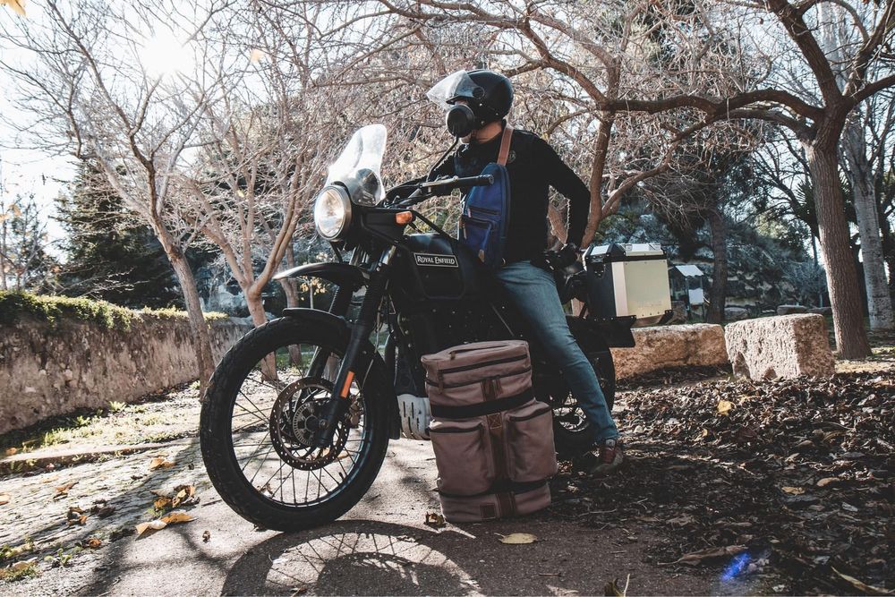 Раница с джоб за обувки от естествен канвас на Black Pato ( Bali )