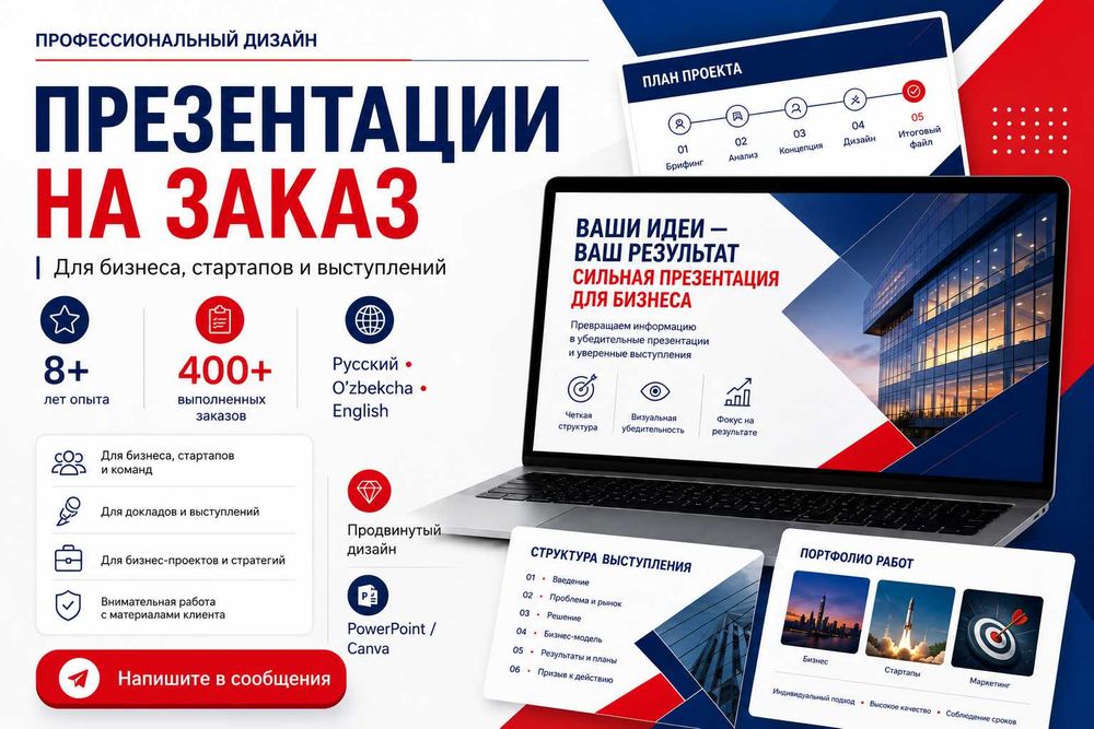 Презентации для бизнеса, стартапов и выступлений