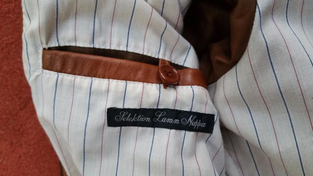 Geaca piele naturala Abercombie and Ftich originala nr 50