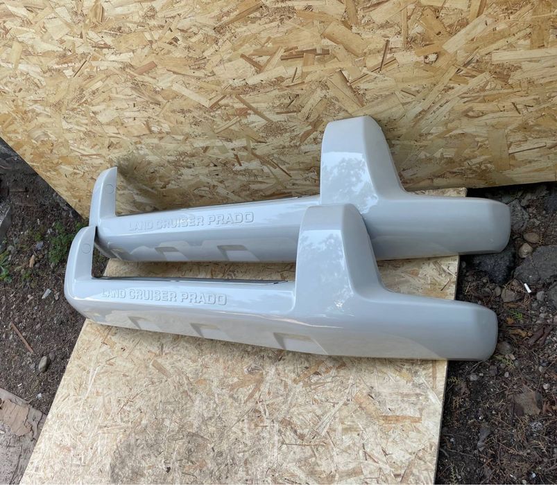Губа переднего бампера на Прадо 09-13