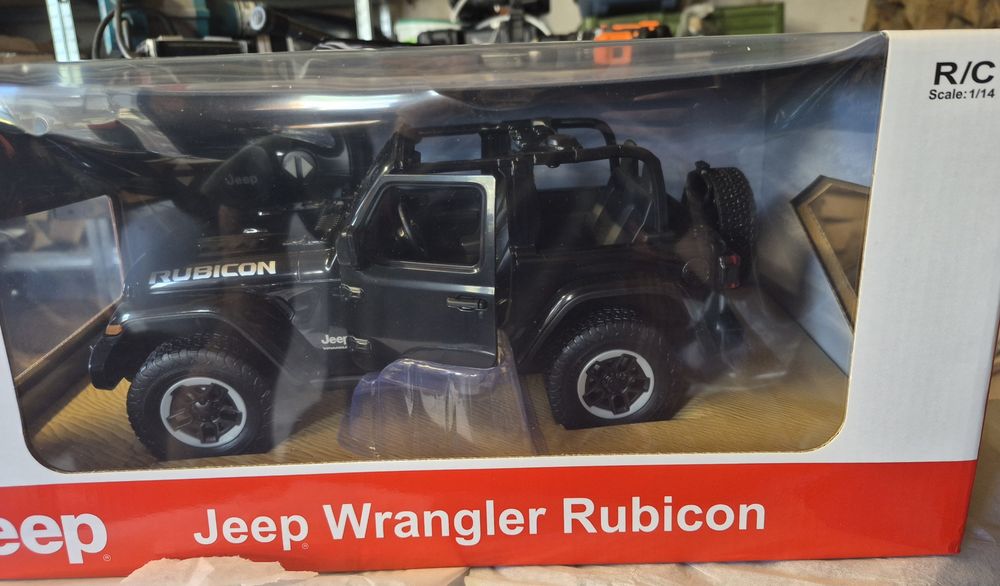 Masinuta Rastar RC - Jeep Wrangler Rubicon, 1:14