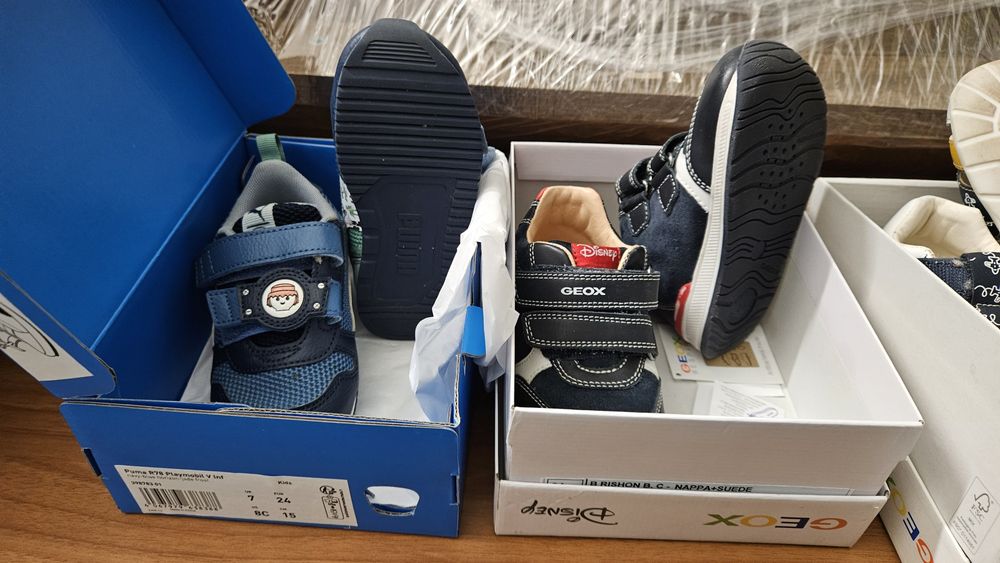 Детски (бебешки) обувки/сандали/пантофи на PUMA, Geox, Chicco