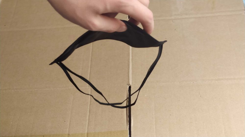 Маска для сна, черная, удобная