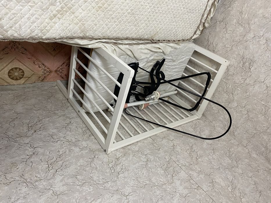 Спальный кровать, детский манеж с кроватом