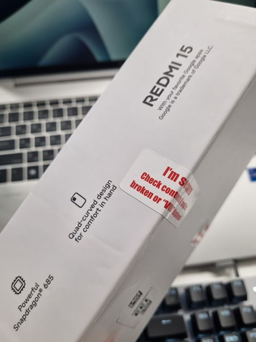 Xiaomi Redmi 15, 6.9" IPS, 50 Мп, 7000 мАч, зарядка 33 Вт, 6/128 Gb