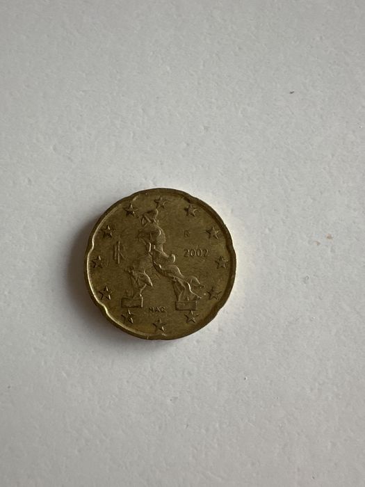 Монета 20 евро цента