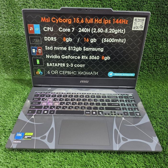 Msi cyborg core 7 240H Rtx 5060 8gb