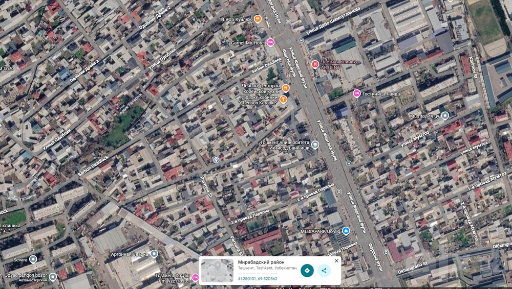 Продается участок 5.4 сотки в Мирабадском районе