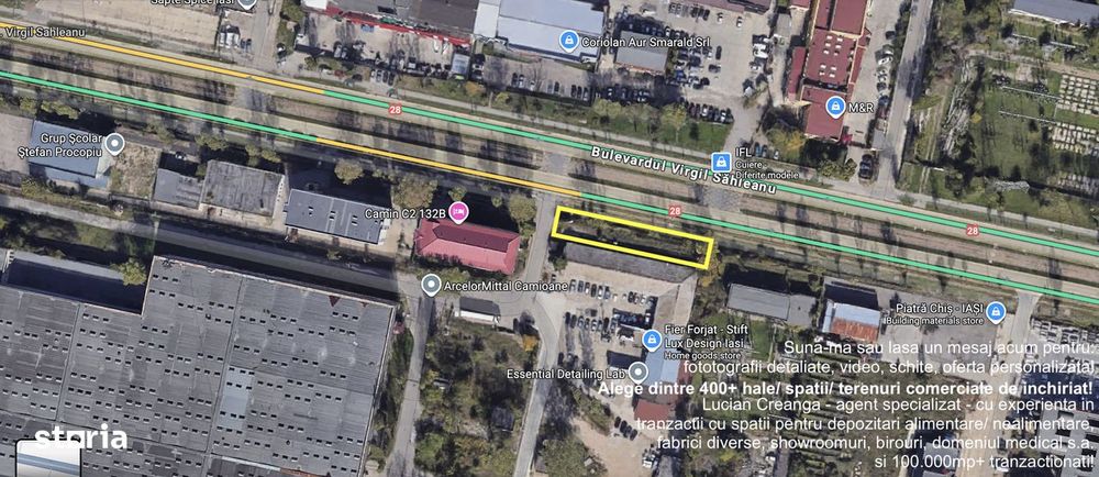 Teren/ platforma, 700mp, front 70m Calea Chisinaului