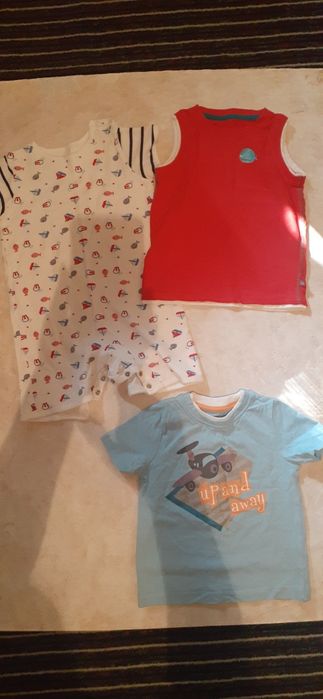Одежда на мальчика от 1 до 2 лет.Англия. Mothercare. Хлопок