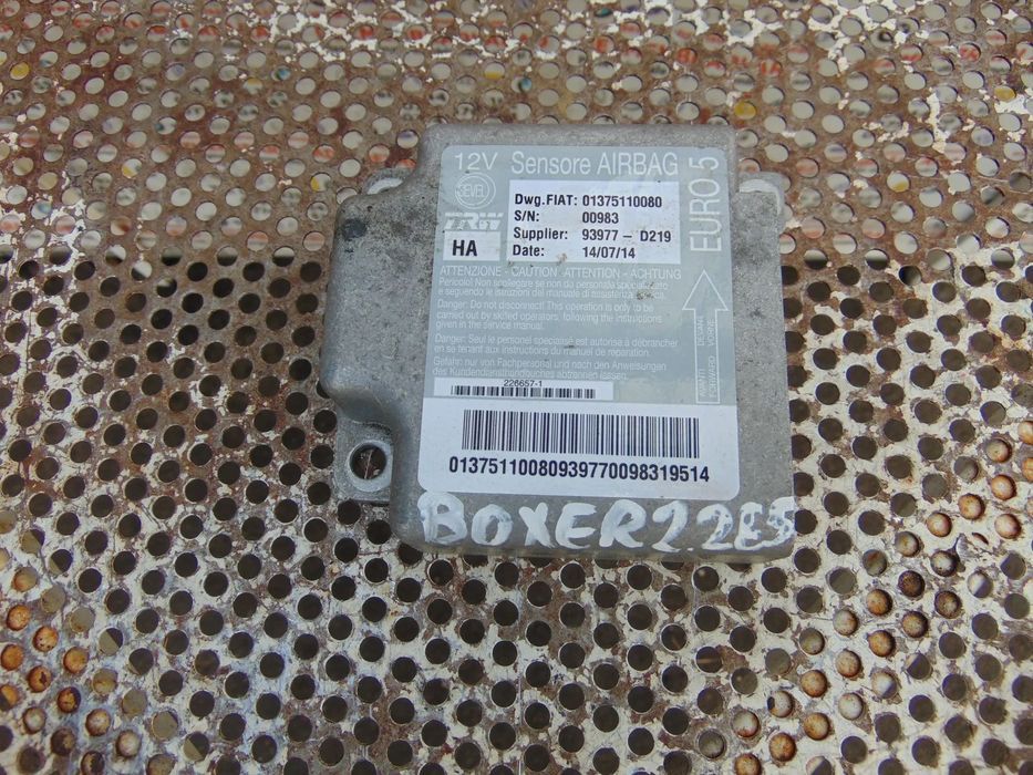 Modul airbag Citroen Jumper Fiat Ducato Peugeot Boxer cod 1375110080 01393755080