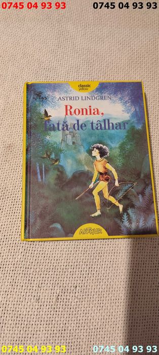 carte carti Ronia fata de talhar Astrid Lindgren