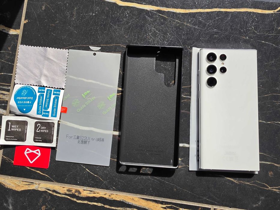 SAMSUNG S22 Ultra 5G, 256GB, 12GB RAM, Neverlock, Foto 108MP, White