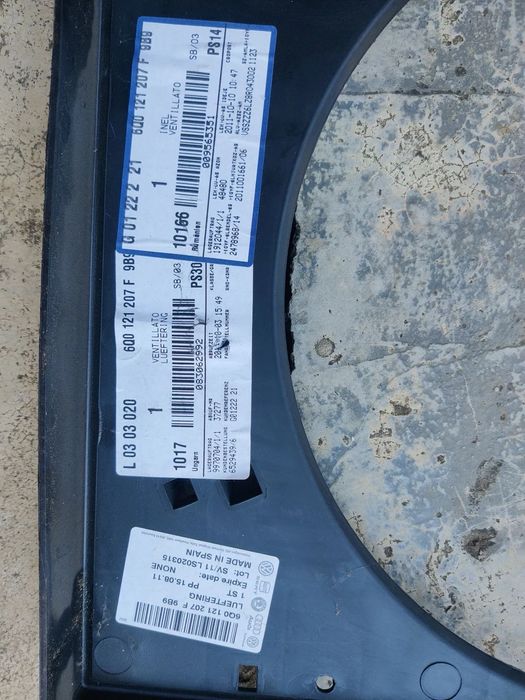 Carcasa Electroventilatoare GMW racire VW Polo 9N, Skoda Fabia 1.2i 1.4i Seat Ibiza Cordoba 6Q0121207F